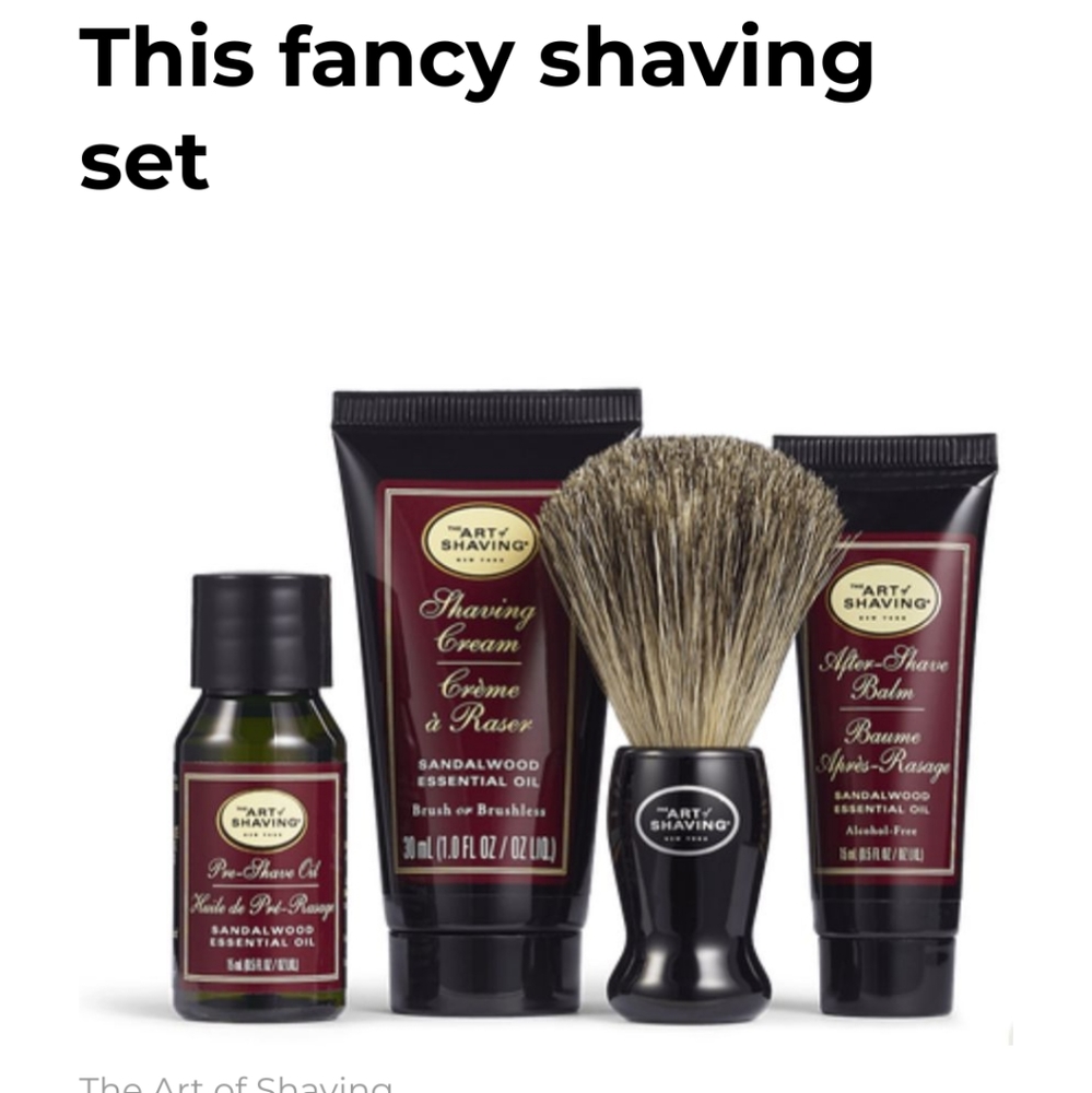 The 4 Elements of the Perfect Shave Sandalwood Essential Oil NWOT